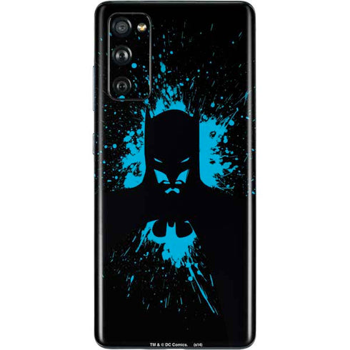 DC Comics Batman Blue Splash character shape Galaxy S20 Fan Edition Skin